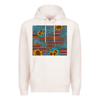 Pale Pink sunflower gemstone serape tumbler Premium Hoodie - AdoDesignShop