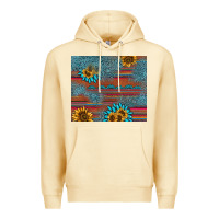 Pina Colada sunflower gemstone serape tumbler Premium Hoodie - AdoDesignShop