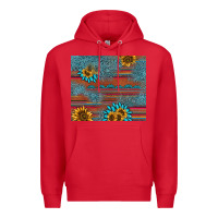 Red sunflower gemstone serape tumbler Premium Hoodie - AdoDesignShop