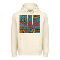 Sandshell sunflower gemstone serape tumbler Premium Hoodie - AdoDesignShop