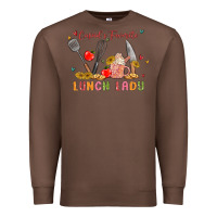 Chestnut cupids favorite lunch lady Premium Sweatshirt - MaliasSmallBusiness