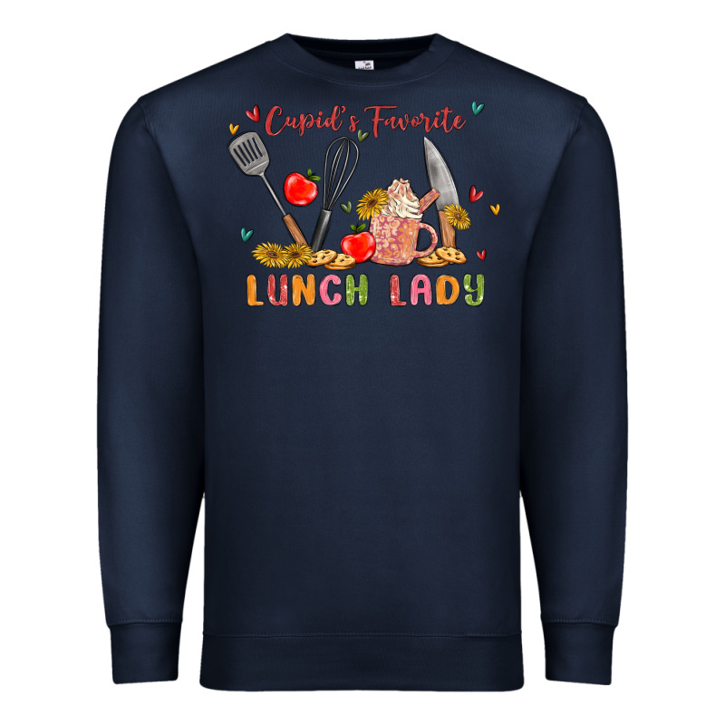 Cupids Favorite Lunch Lady Premium Sweatshirt by MaliasSmallBusiness | Teevron