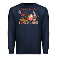 Navy cupids favorite lunch lady Premium Sweatshirt - MaliasSmallBusiness