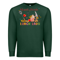 Sports Green cupids favorite lunch lady Premium Sweatshirt - MaliasSmallBusiness