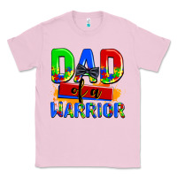 Bubblegum Pink dad of a warrior Classic Tee - AdoDesignShop