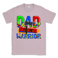 Lilac dad of a warrior Classic Tee - AdoDesignShop