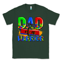 Sports Green dad of a warrior Classic Tee - AdoDesignShop
