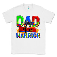 White dad of a warrior Classic Tee - AdoDesignShop