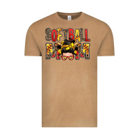 Vintage Camel softball mom messy bun Vintage Tee - Zillion Design Studio