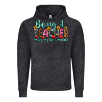 Vintage Black being a teacher makes my life complete Vintage Hoodie - Zillion Design Studio