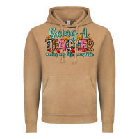 Vintage Camel being a teacher makes my life complete Vintage Hoodie - Zillion Design Studio