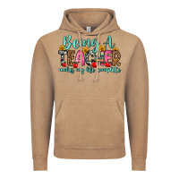 Vintage Coffee being a teacher makes my life complete Vintage Hoodie - Zillion Design Studio