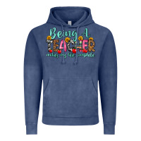 Vintage Denim being a teacher makes my life complete Vintage Hoodie - Zillion Design Studio