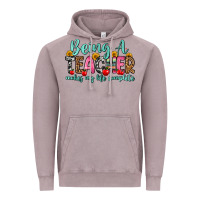 Vintage Zinc being a teacher makes my life complete Vintage Hoodie - Zillion Design Studio