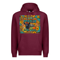 Burgundy Fall Cutest Pumpkin In The Patch Cute Cow Tumbler Premium Hoodie - LillyAllenDesigns