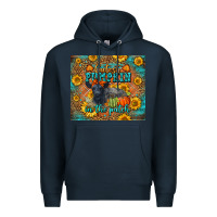 Navy Fall Cutest Pumpkin In The Patch Cute Cow Tumbler Premium Hoodie - LillyAllenDesigns
