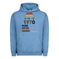 Pigment Pebble Blue Vintage May 1970 Urban Hoodie - Bettercallsaul
