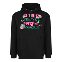 Black retired library kid present bookish girlie Heavyweight Hoodie - MaliasSmallBusiness
