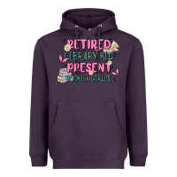 Plum retired library kid present bookish girlie Heavyweight Hoodie - MaliasSmallBusiness