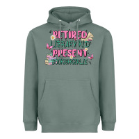 Sage retired library kid present bookish girlie Heavyweight Hoodie - MaliasSmallBusiness
