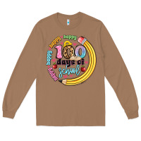 Toasted Coconut happy 100 days of school Long Sleeve Tee - Artiststas