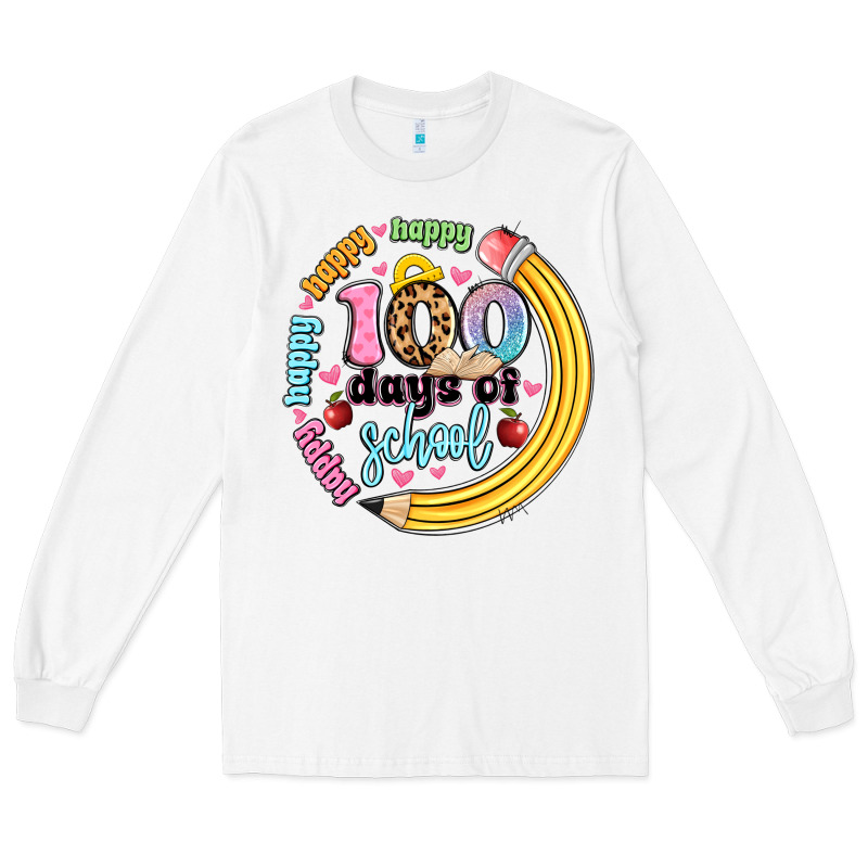 Happy 100 Days Of School Long Sleeve Tee by Artiststas | Teevron