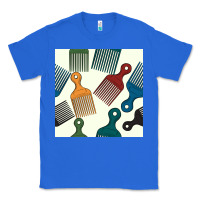 True Royal afro combs seamless patterns Classic Tee - BundleAndBundleShop