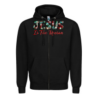 Black jesus is the reason Zipper Hoodie - AdoDesignShop