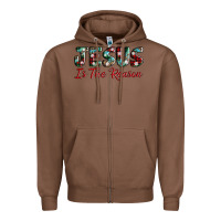 Chestnut jesus is the reason Zipper Hoodie - AdoDesignShop