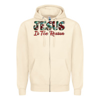 Sandshell jesus is the reason Zipper Hoodie - AdoDesignShop