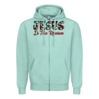 Seafoam jesus is the reason Zipper Hoodie - AdoDesignShop
