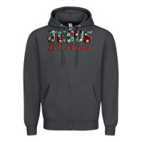 Smoke jesus is the reason Zipper Hoodie - AdoDesignShop