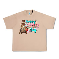 Burro Happy Easter Day rodeo Easter Day Urban Heavy Tee - CowGirlArtShop
