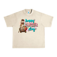 Sandshell Happy Easter Day rodeo Easter Day Urban Heavy Tee - CowGirlArtShop