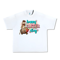 White Happy Easter Day rodeo Easter Day Urban Heavy Tee - CowGirlArtShop