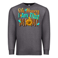 Charcoal Heather oh honey i am that mimi nca Premium Sweatshirt - NancyCooperArtShop