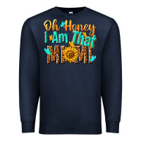 Navy oh honey i am that mimi nca Premium Sweatshirt - NancyCooperArtShop