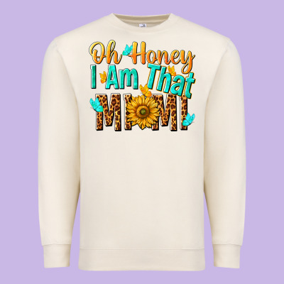Oh Honey I Am That Mimi Nca Premium Sweatshirt Designed By Nancycooperartshop