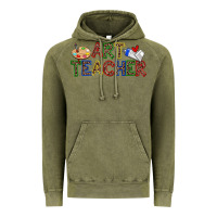 Vintage Olive art teacher Vintage Hoodie - Zillion Design Studio