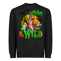 Black witchy and wild Heavyweight Sweatshirt - Zillion Design Studio