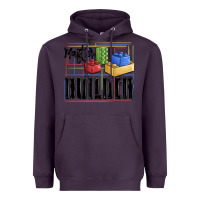 Plum master builder Heavyweight Hoodie - MaliasSmallBusiness