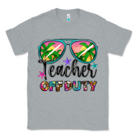 Heather Grey teacher off duty Classic Tee - Artiststas