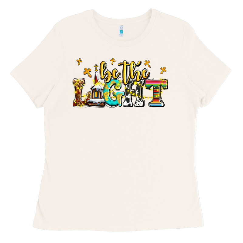 Be The Light Ladies Tee by AdoDesignShop | Teevron