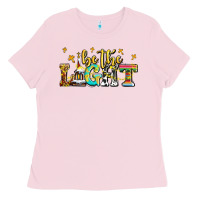 Bubblegum Pink be the light Ladies Tee - AdoDesignShop