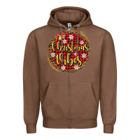 Chestnut christmas vibes Zipper Hoodie - AdoDesignShop