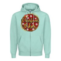 Seafoam christmas vibes Zipper Hoodie - AdoDesignShop