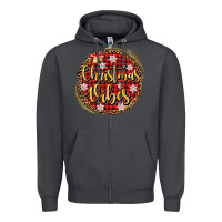 Smoke christmas vibes Zipper Hoodie - AdoDesignShop