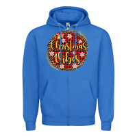 True Royal christmas vibes Zipper Hoodie - AdoDesignShop