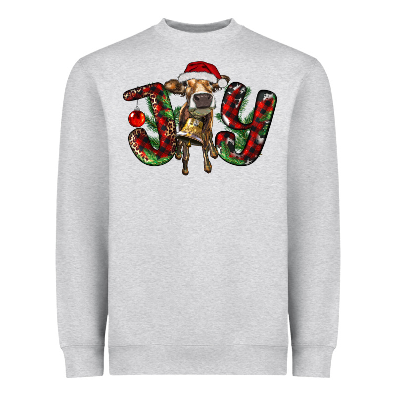 Christmas Joy With Heifer Heavyweight Sweatshirt by RanaPortraitStore | Teevron