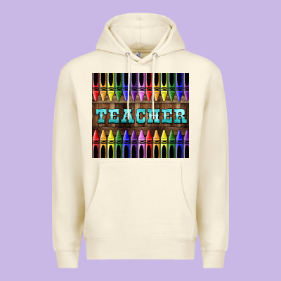 Teacher Crayons Tumbler Premium Hoodie Designed By Lillyallendesigns